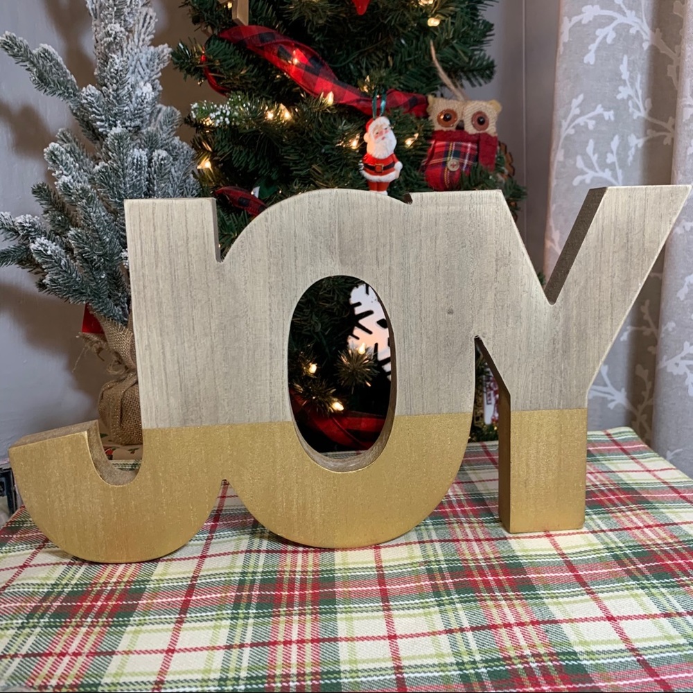 Christmas Joy Wooden Rustic Sign